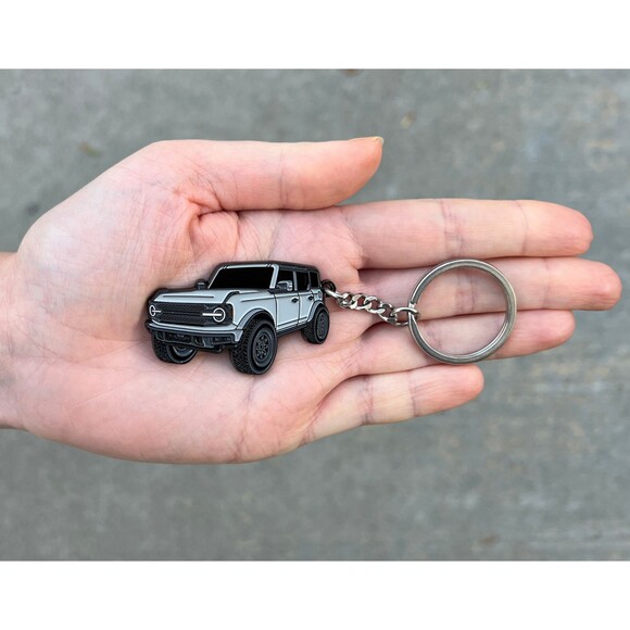 Bronco Keychain Accessories 4 door key chain Ford Bronco Toy Truck Key Chain - Picture 10 of 10